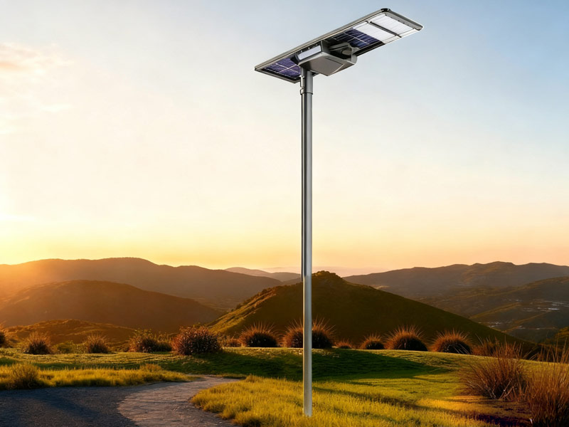 Outdoor Waterproof Pole LED Solar Street Light for Road Garden